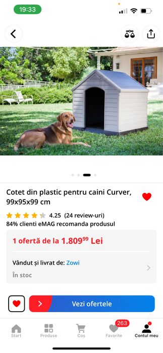 Cusca caini plastic