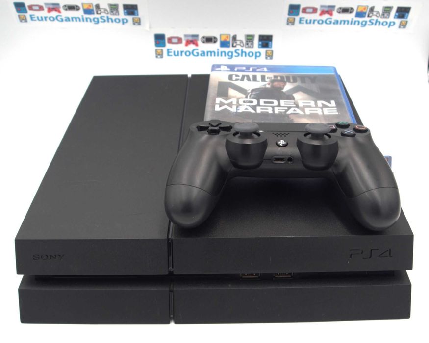PlayStation 4 Phat Recondiționat 500GB + Call of Duty Modern Warfare