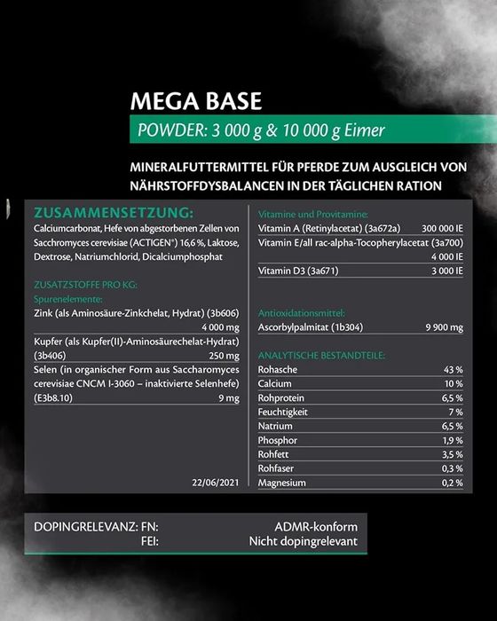 Mega base ot uchun zaruriy ozuqa