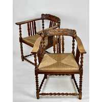 Чифт антични кресла "Луи XIII"