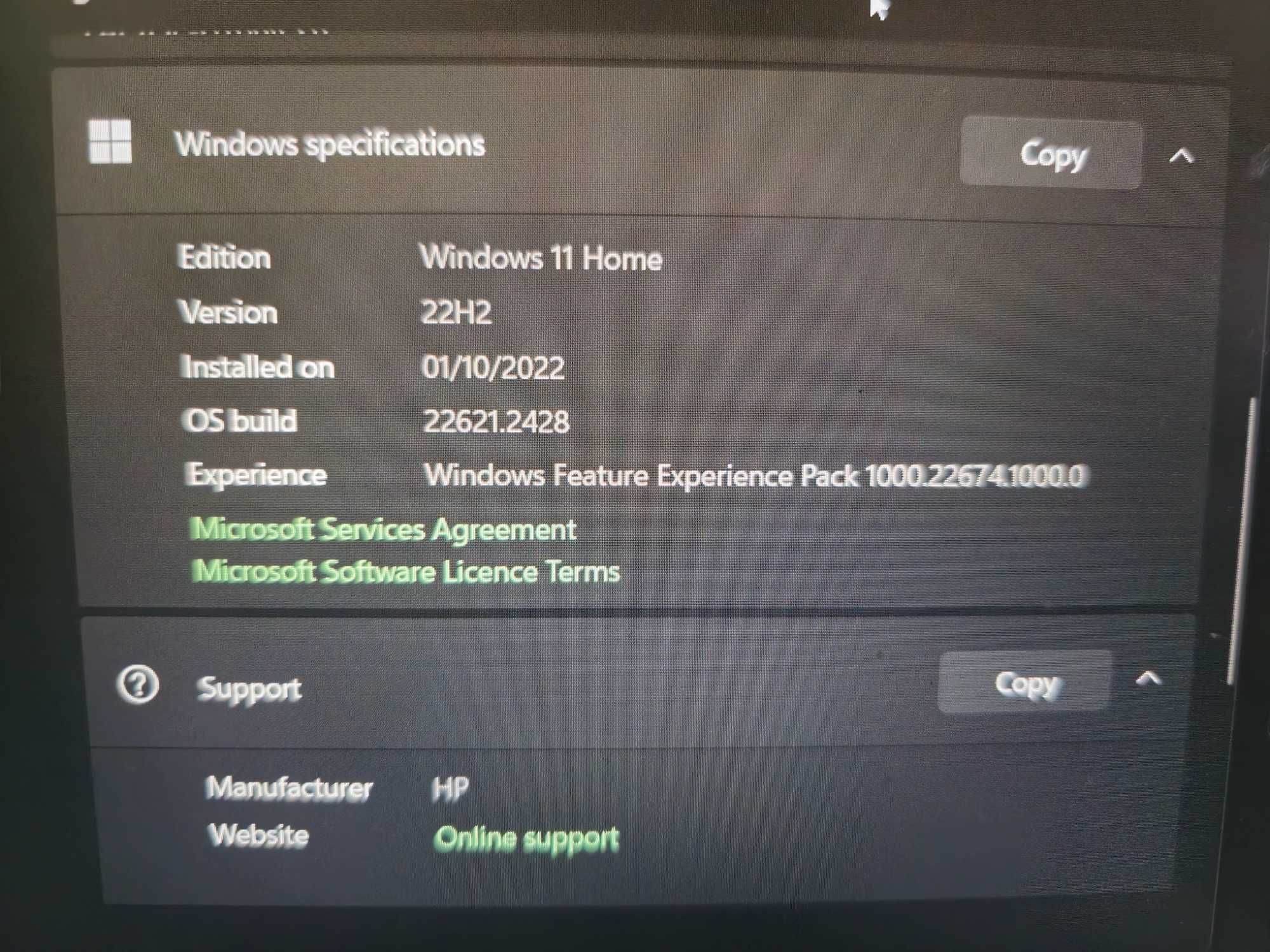 Laptop HP G8 Notebook