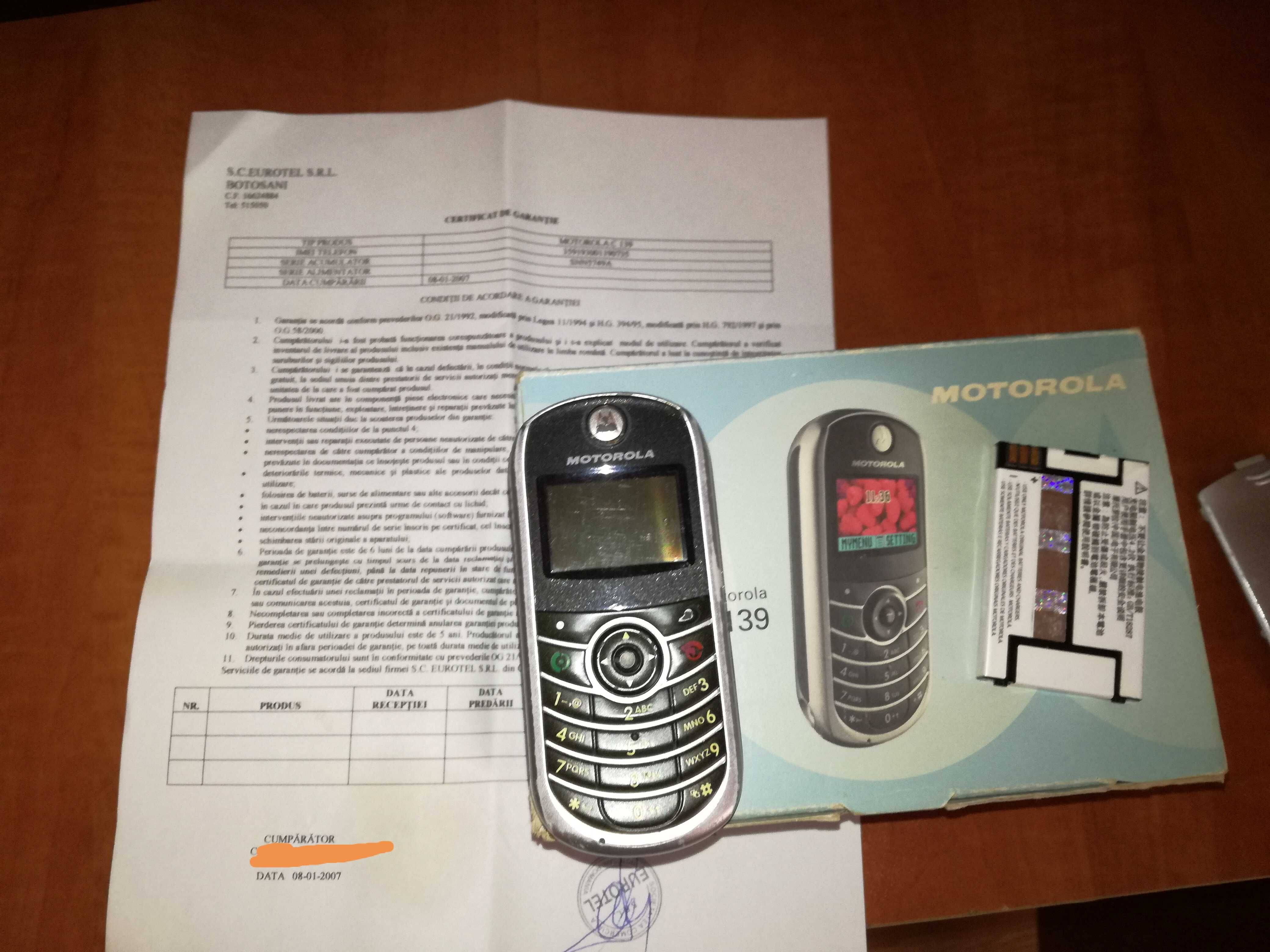 Motorola c139 la cutie