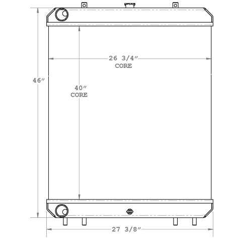 Radiator Apa EX255 Hitachi 71470048 ---SUPER OFERTA---