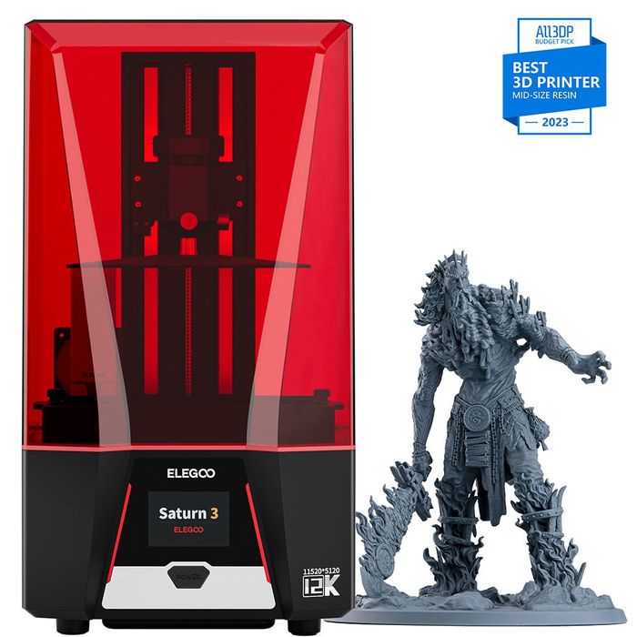 Elegoo Saturn 3 12k + 2x ABS-like resin --- Imprimanta 3D