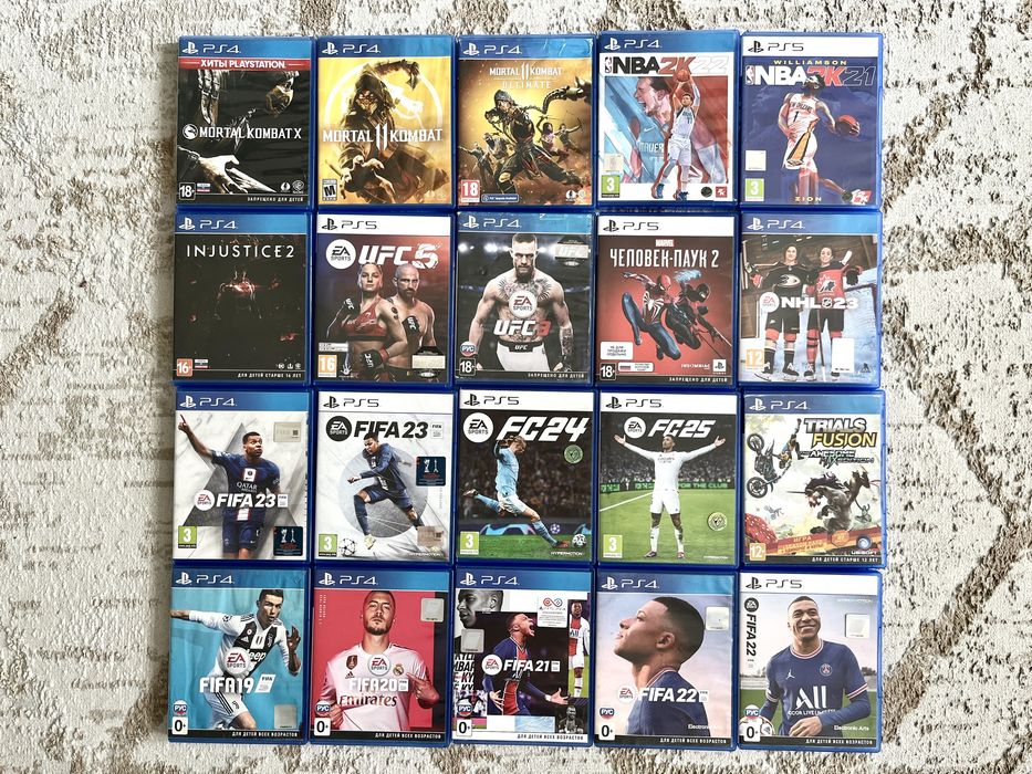 Фифа Мортал комбат Юфс ps4 ps5