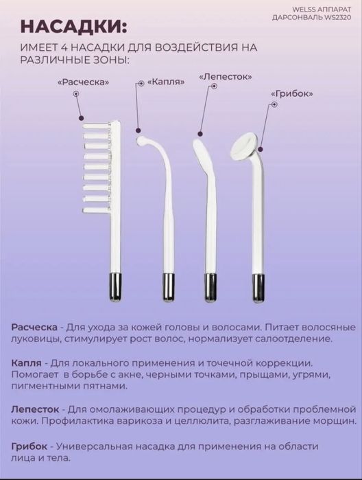 Аппарат дарсонваль