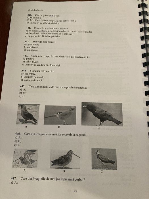 Carte pentru examenul de vanatoare 2025