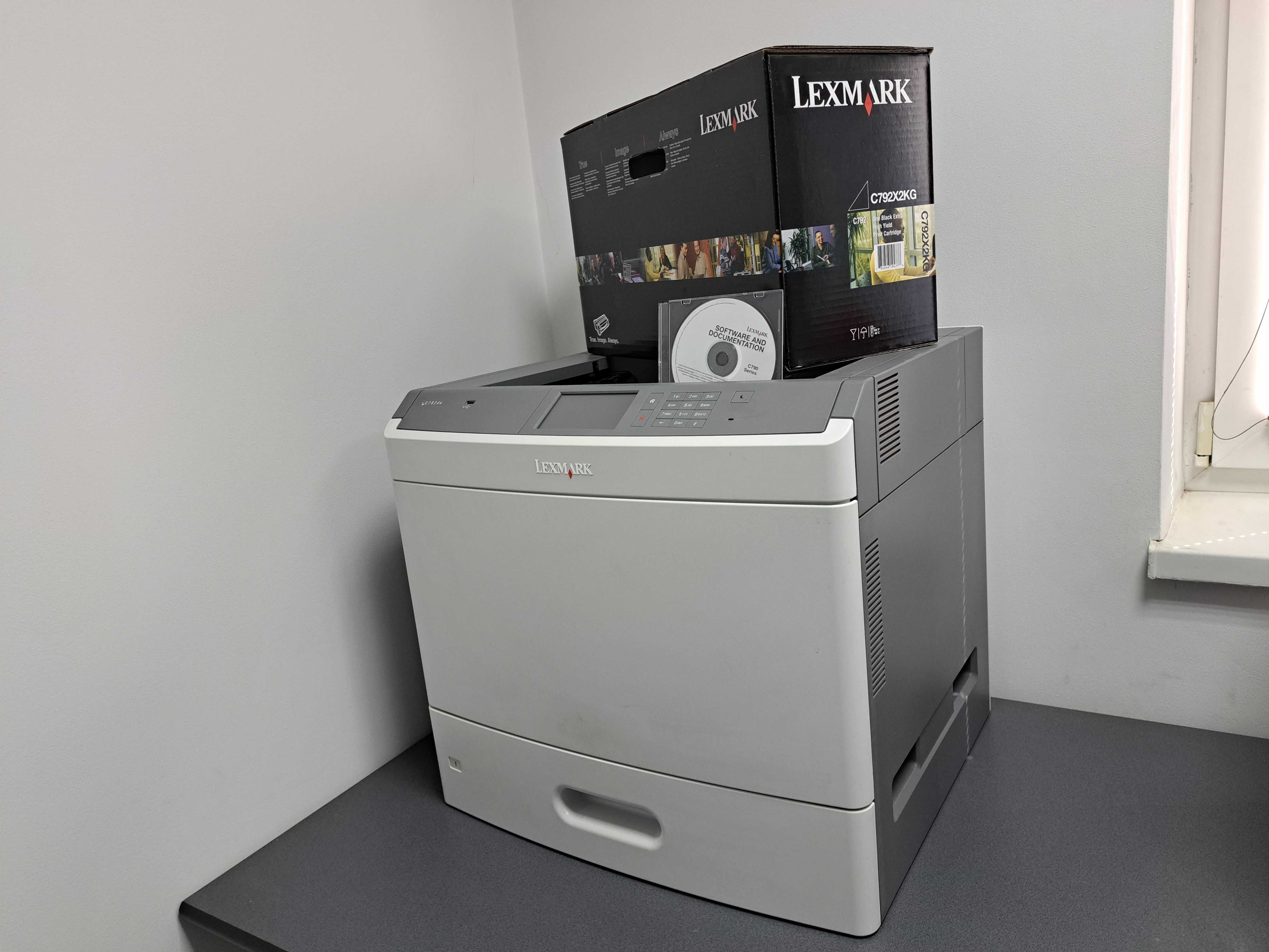 Printer laser color 20.000 pagini lunar Lexmark C792 de