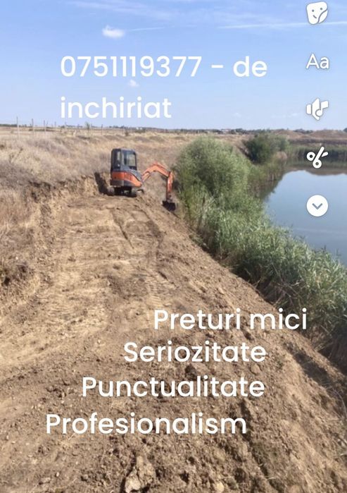 Stivuitor,Picon,buldo-excavator,bobcat,piscina,demolari,sapaturi,canal
