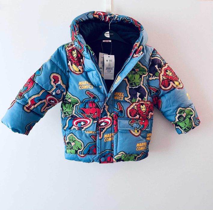 Geaca iarna Marvel, Spiderman 2-3, 3-4 ani / 92-98 , 98-104