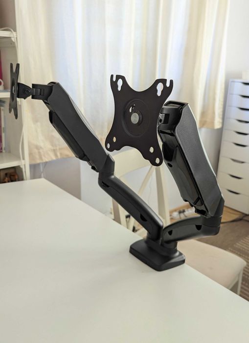 Suport 2 monitoare A+ SML134, 13 - 27 inch, negru