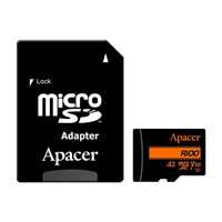 Apacer microSDXC 64GB UHS-I U3 V30 A2, Adapter - AP64GMCSX10U8-R