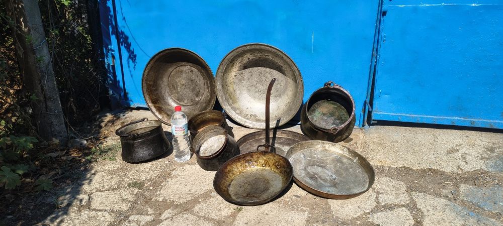 Стари медни съдове ,на над 120 години