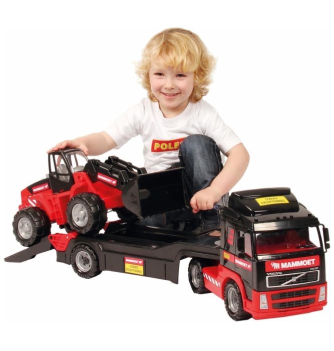 Комплект превозни средства Polesie Mammoet Volvo 56733