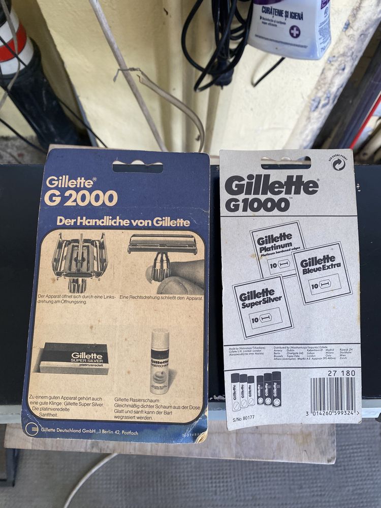 Aparate Gillette colectie
