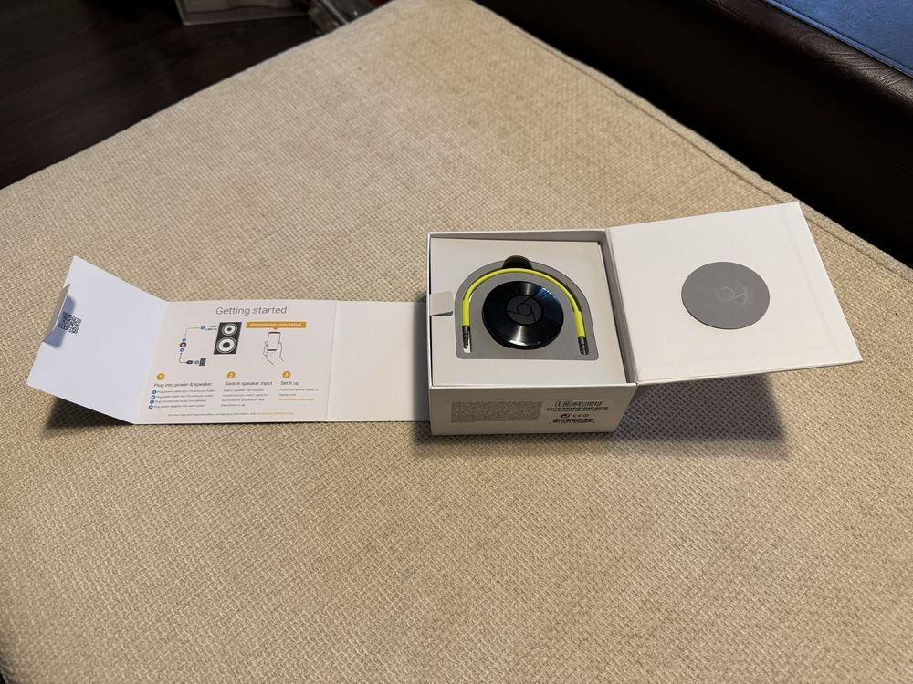 Google Chromecast Audio - streaming audio Wi-Fi AUX
