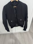 Черно дамско яке бомбър H&M
