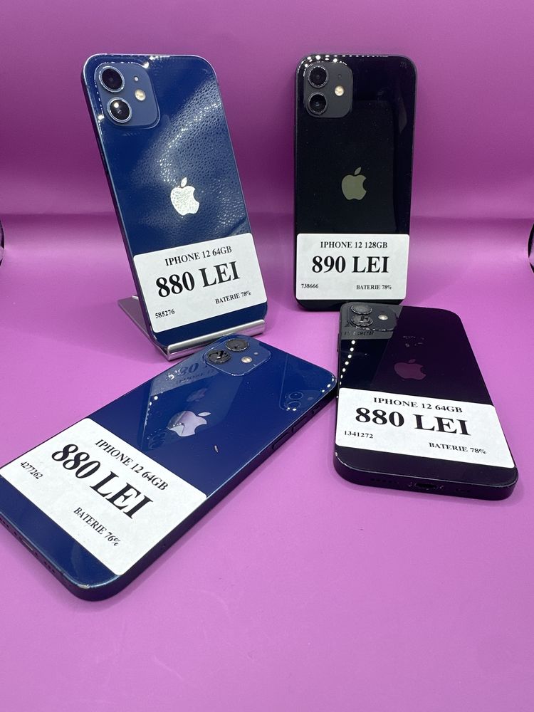 Iphone 12 64-128gb •Amanet Matei Crangasi•58527