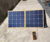 Складная солнечная панель новая 120 ват + контроллер 12v книжка