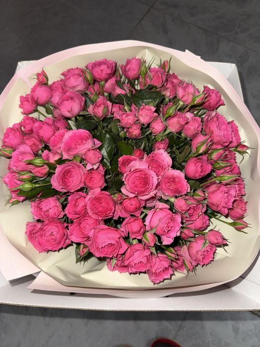 Цветы в коробке