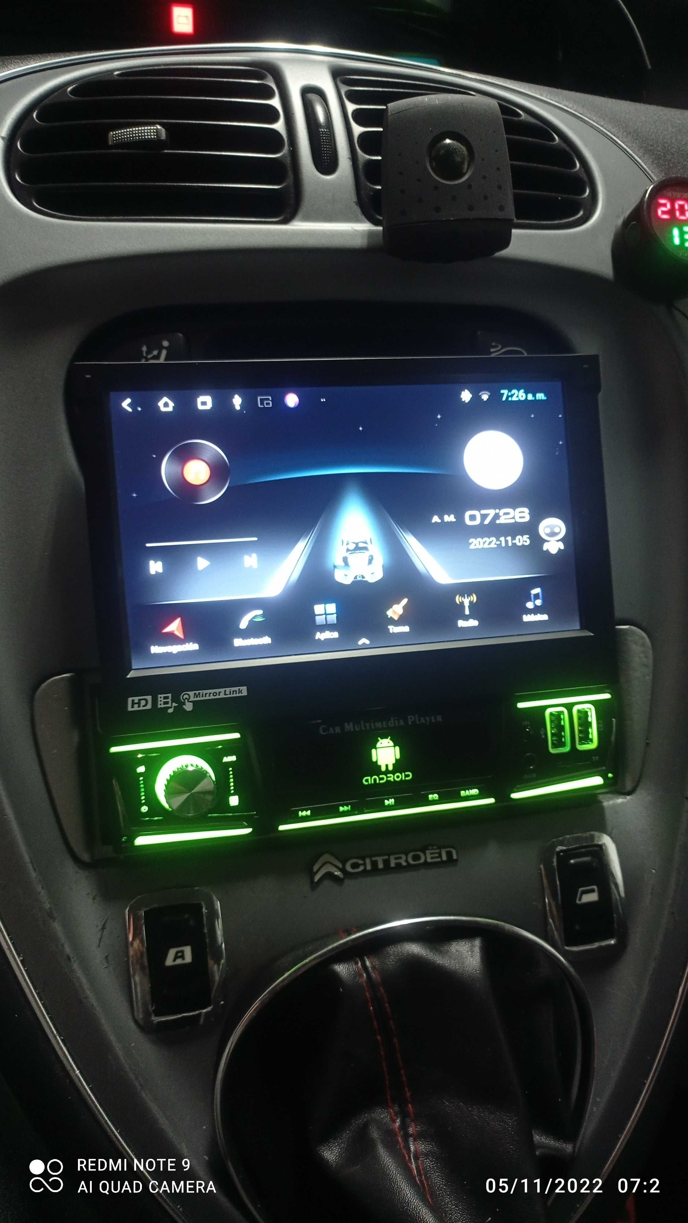 Navigatie Android 1DIN Universala Ecran Retractabil 1-4GB RAM