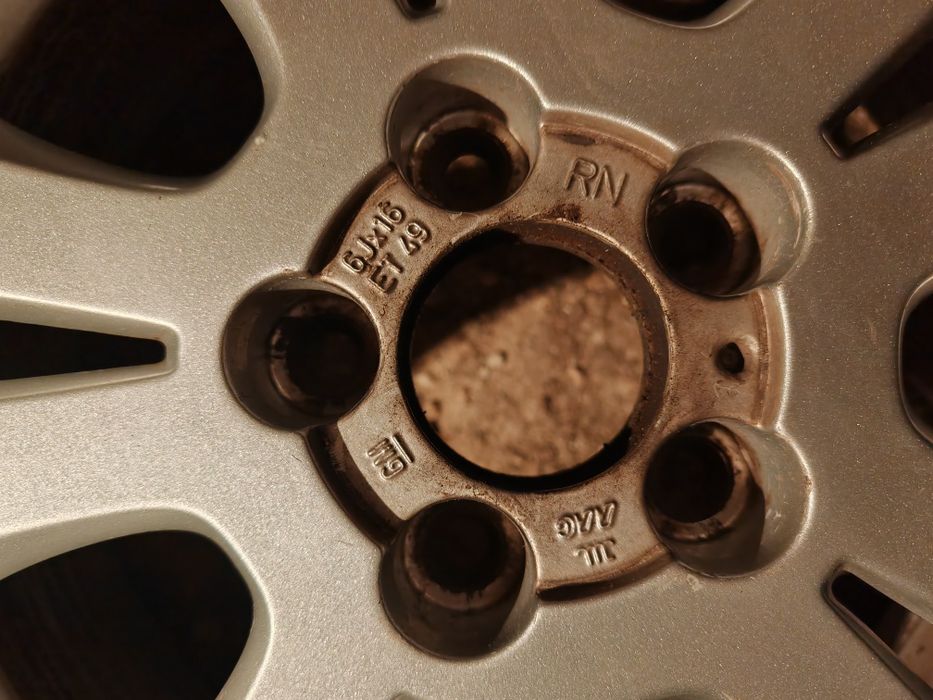 Jante Opel 5x110 r16 6j et49 cu anvelope  montate și echilibrate