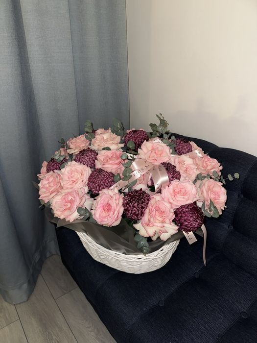 Цветы свежые сегодня утром брала Алматы