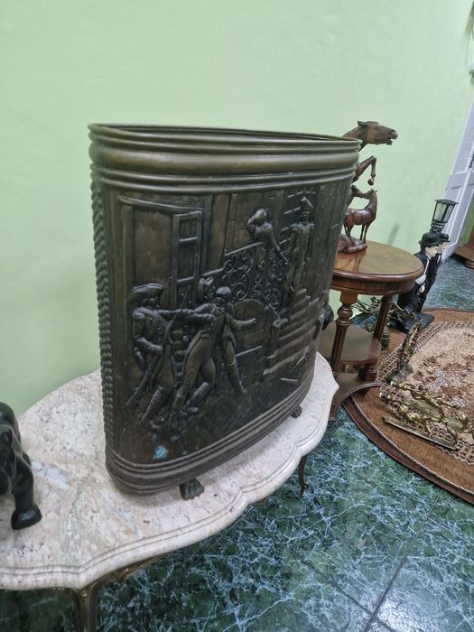 Уникален голям антикварен холандски чадърник