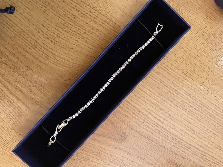 Swarovski tennis bracelet silver
