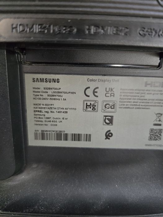 Monitor Samsung 32" Amanet BKG