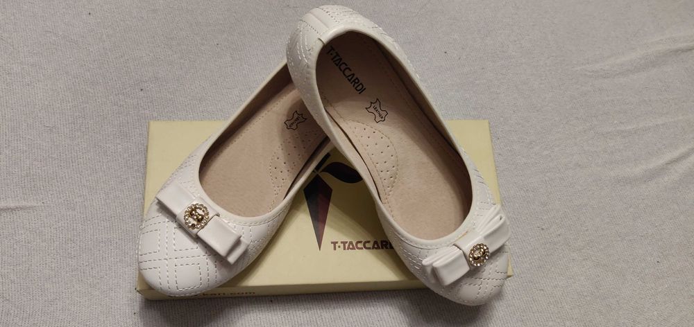Новые балетки (туфли) Taccardi для девочки 33 р. Натуральная кожа.