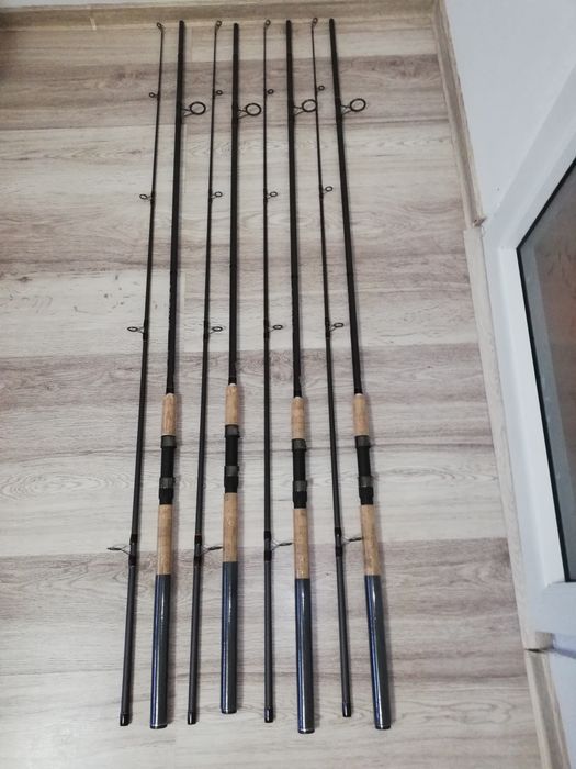 SET 4 Lansete ACTIVE Robinhan 3.0m din 2 tronsoane actiune 60-120g