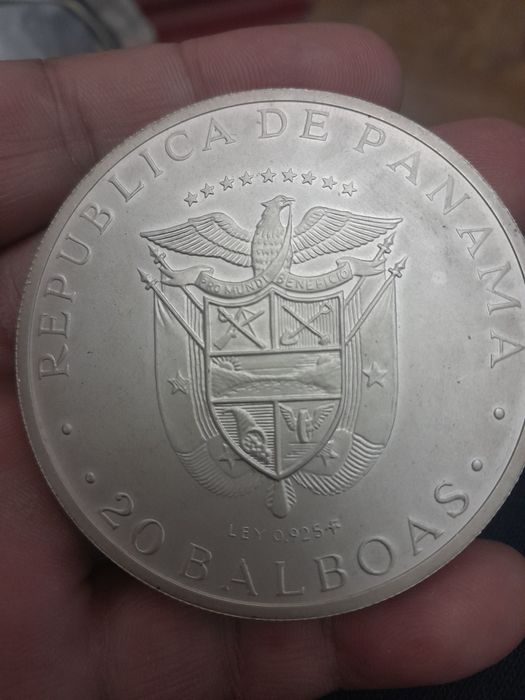 Vand monede 20 balboas Panama