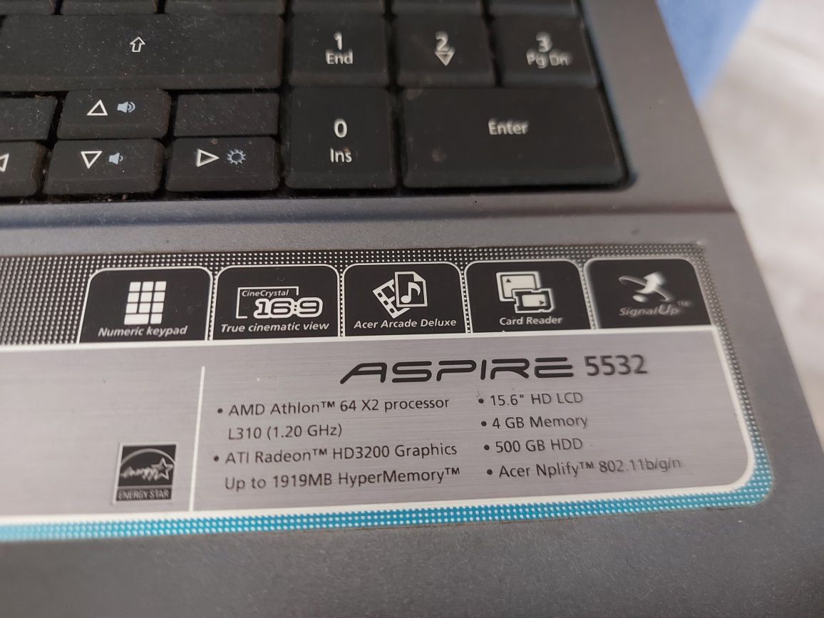 Лаптоп Acer aspire 5532
