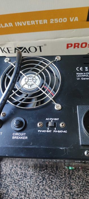Invertor 1.8Kw reali Kemot PROsolar-2500 de 1800W 24V Are max 2 ani