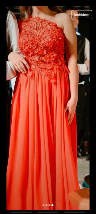 Rochie rosie de ocazie