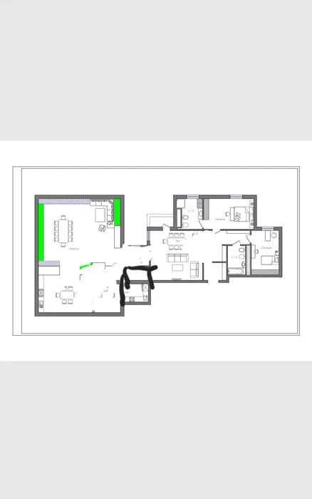 Yangi Darhon — просторная 3-комнатная квартира премиум Площадь 170м²;