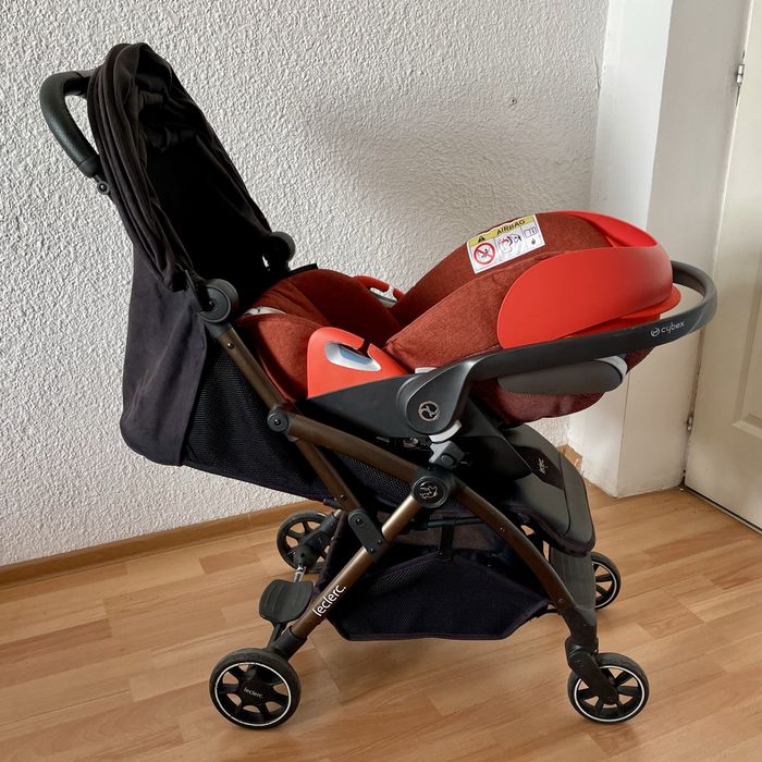 Set cărucior Leclerc+ scoică auto Cybex + bază Isofix Cybex