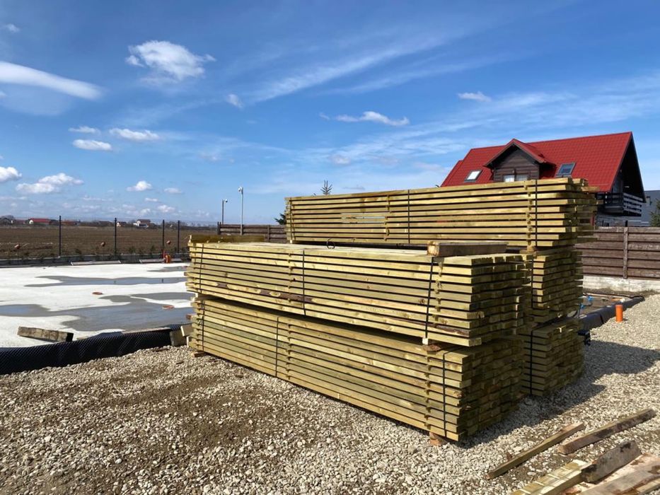 Tiny house 5800€ pe structura de lemn timber frame