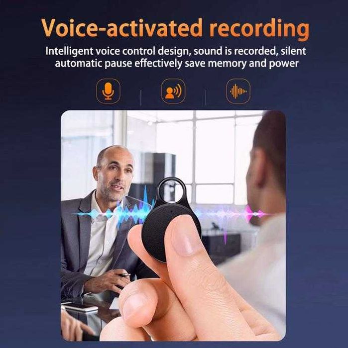 AndroidOTG MP3 Плеър Невидим Диктофон Гласова Активация Аудио Рекордер