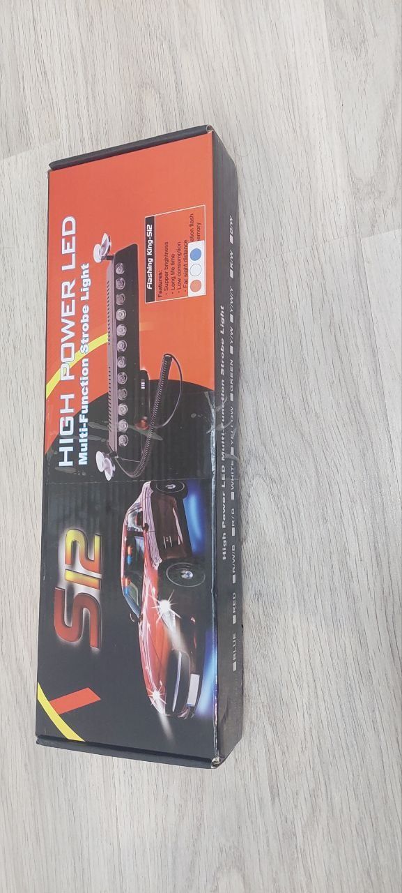 Лобовая мигалка s12, новые.