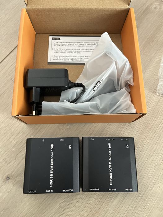 Extender KVM prin Ethernet până la 150m HDMI 1080P 60Hz 3 port USB 3.0