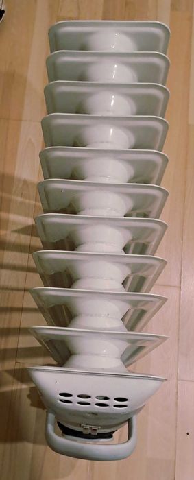 Calorifer electric 11 elementi, 3 trepte putere, 2500W, alb