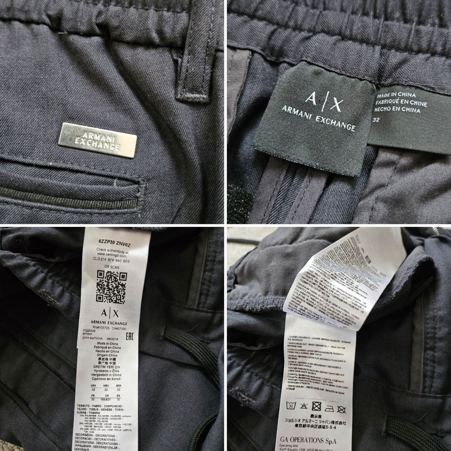 Pantaloni Armani Exchange