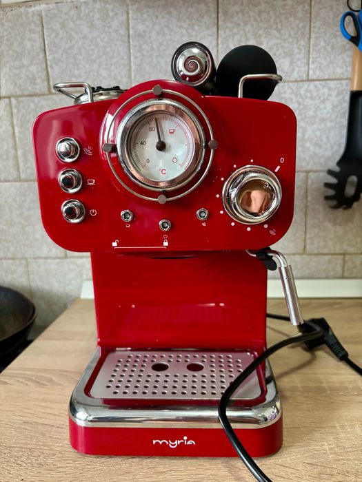 Espressor manual Myria MY4052, 1.25l, 1100W, 15 bar -stare foarte bună