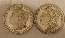 Doua monede dolar american