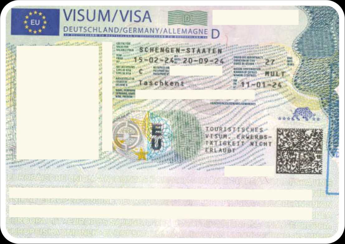 Schengen tour visas for Germany