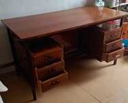 Vand birou lemn masiv 140 cm