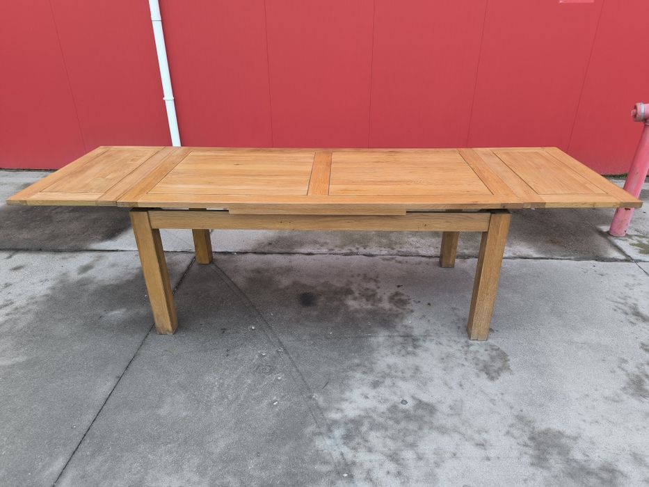 Масивна маса от Дъб+ пейка 2.80м