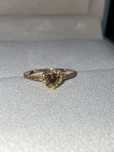 Inel aur roz cu diamante 14k